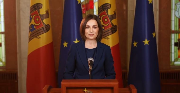 (video) Republica Moldova marchează 35 de ani de Independență. Maia Sandu: „Neamul nostru nu mai vrea să trăiască într-o țară-închisoare. Suntem norocoși că suntem liberi”