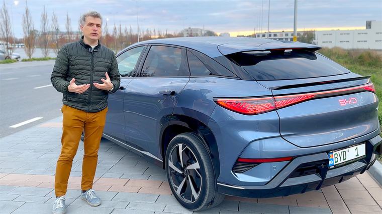 (VIDEO) Test drive cu noul BYD Sealion 7 electric, în versiune chinezească, înainte de lansarea în Europa