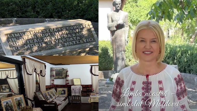 (video) Irina Vlah, la casa părintească a marelui poet Alexei Mateevici: Vă felicit pe fiecare dintre voi cu ocazia Zilei Limbii Noastre